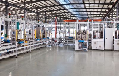 Automobile oil pump assembly line